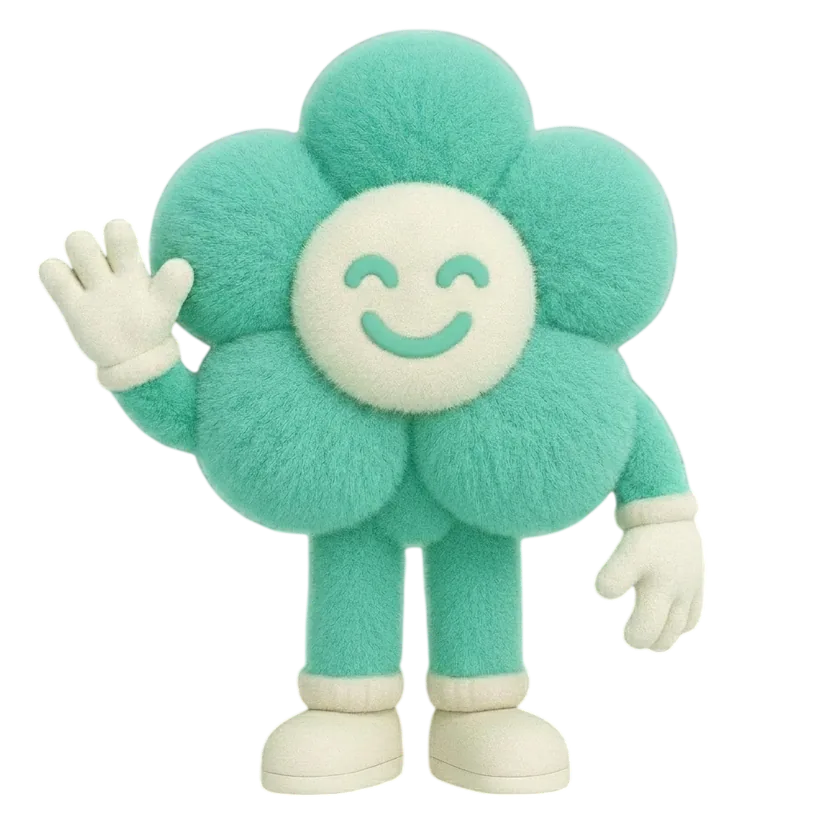 Mascotte Bloemy